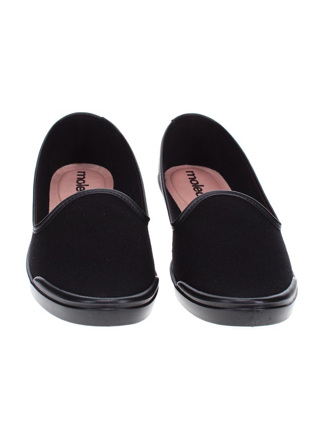 MOLECA Textured Slip-On Flat Shoes - Image 5