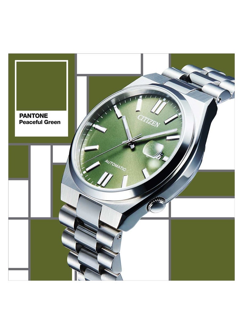 CITIZEN - CITIZEN X PANTONE NJ0158-89Z Limited edition Men's Watch, Automatic, Sapphire Glass - Peaceful Green Watch - Image 1