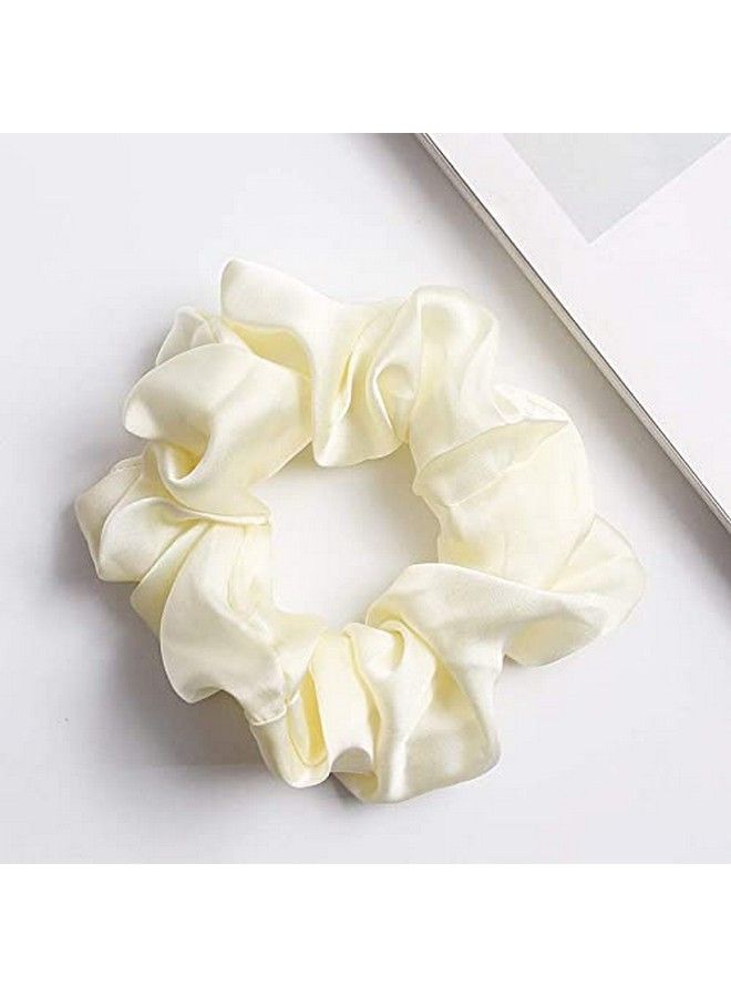 Belicia 6 Pcs Hair Scrunchies Hair Ties Fashion Silk Hair Bands Hair Bow Ropes Hair Elastic Bracelet Ponytail Holders Hair Accessories For Women And Girls (4.5 Inch Classic Color) - Image 5