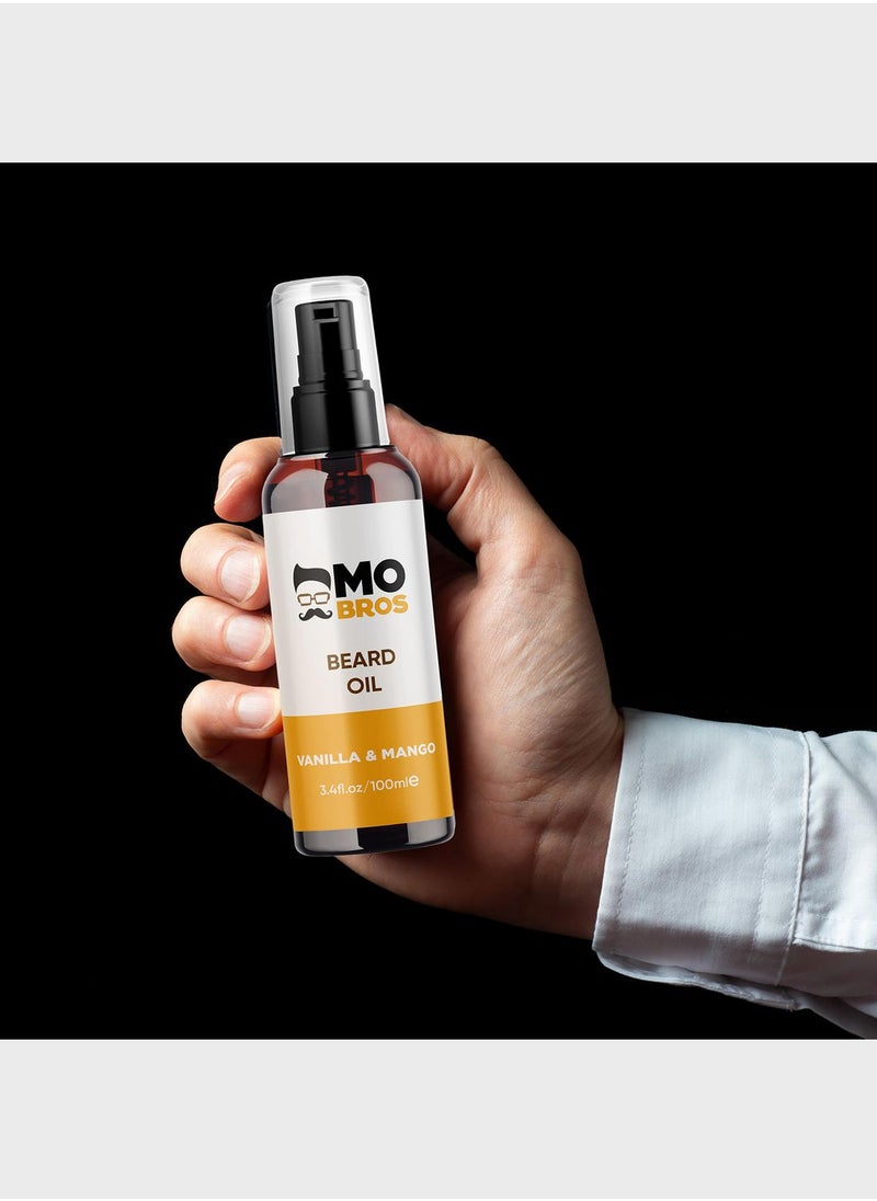 MO BRO'S Beard Oil 100Ml - Vanilla & Mango  - Image 3