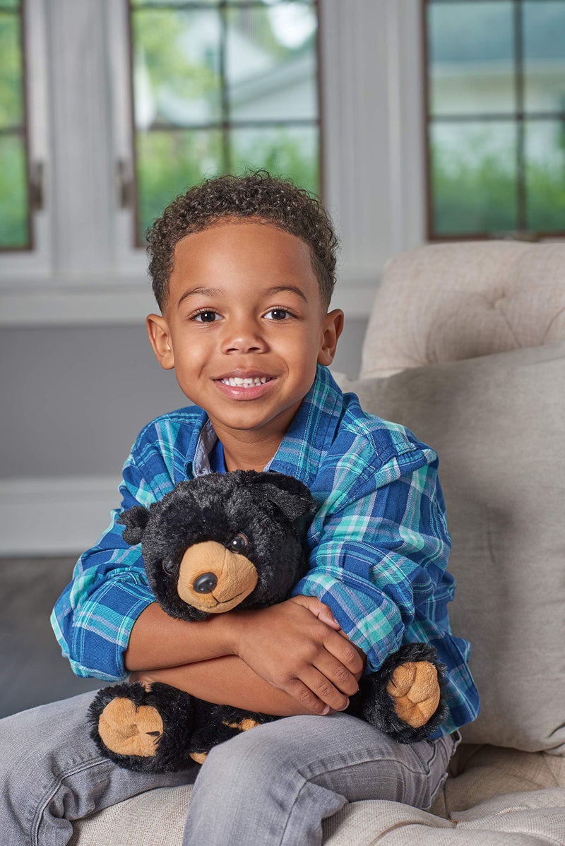 Wild Republic Black Bear Plush, Stuffed Animal, Plush Toy, Gifts for Kids, Cuddlekins 12 Inches - Image 2