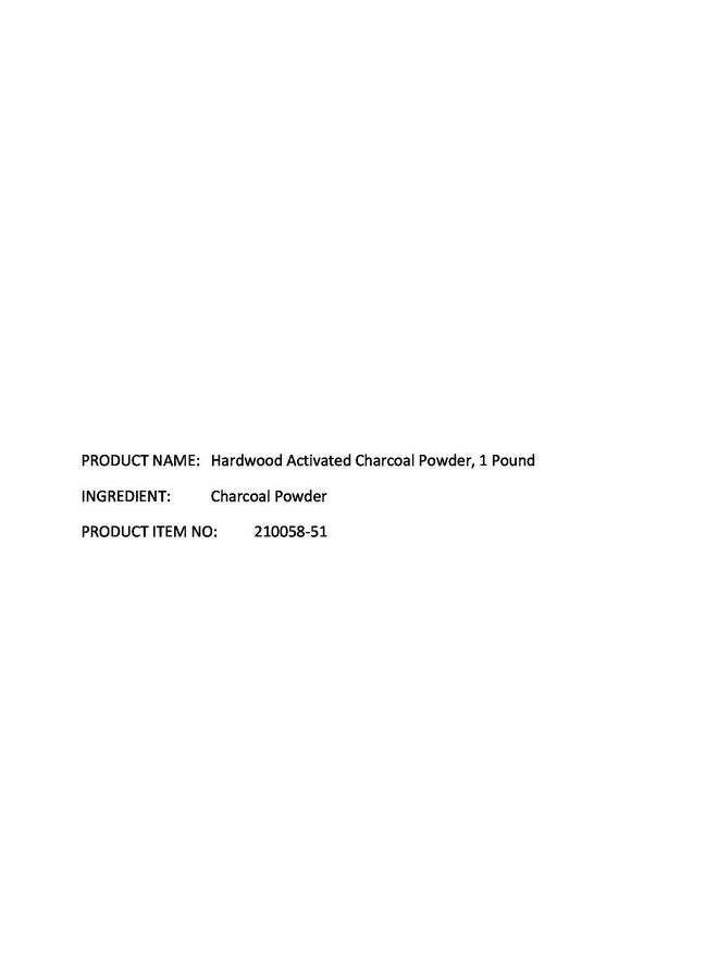 Starwest Botanicals Food Grade Us Hardwood Activated Charcoal Powder 1 Pound Bulk Bag - Image 4