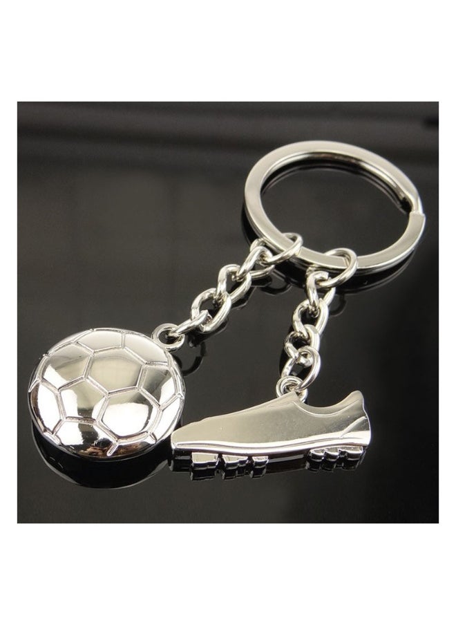 Generic - AC Milan/Barcelona/Real Madrid Soccer Model Keychain Accessory Pendant Bag Chain Car Keychain Creative Gift for Unisex - Image 1