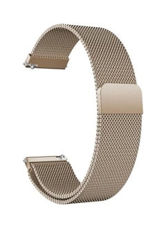 Milanese Stainless Steel Replacement Strap For Huawei Watch 3/3 Pro Champagne Gold
