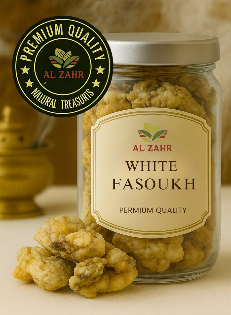 Zahr AL ZAHR Pure Raw Fasoukh – Premium Quality Natural White Resin – Hand-Sorted, Sustainably Sourced, Sun-Cured – Rich Earthy Aroma for Incense, Rituals, and Aromatherapy - Image 3