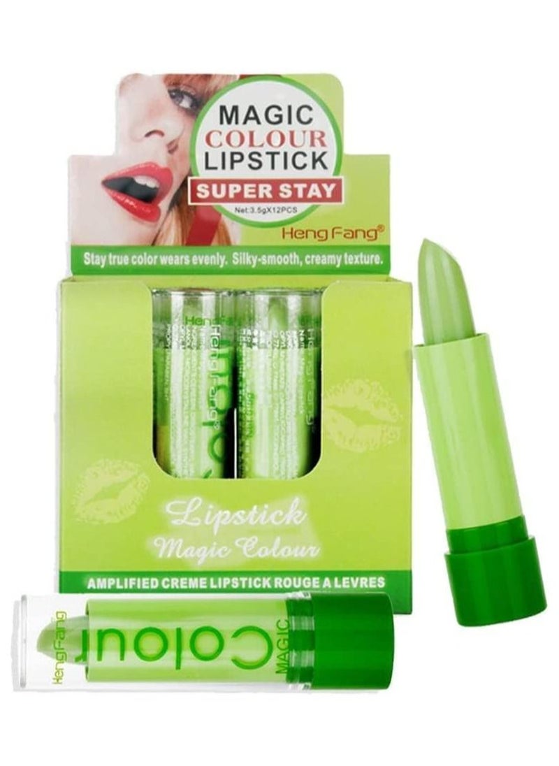 Heng Fang - 12-Piece Waterproof Magic Color Lipstick Set Multicolour - Image 1