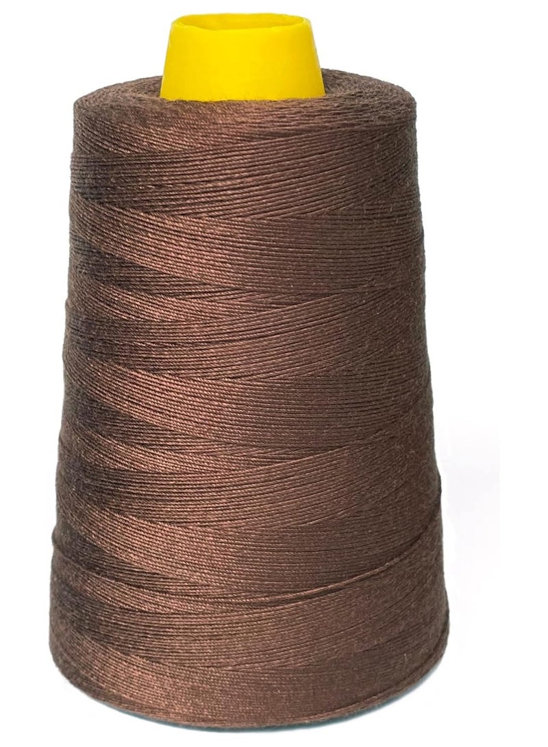 إستيل خيط حياكة شعر بشري احترافي بطول 950 متر، خيط نسج (بني متوسط) - Image 2