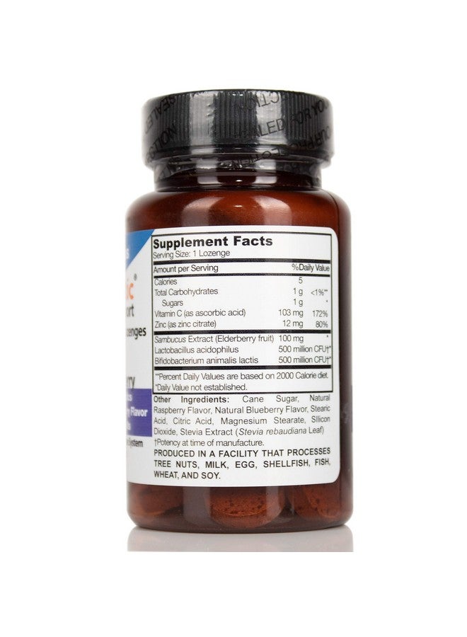 DrFormulas Elderberry, Zinc, Vitamin C Lozenges with Echinacea and Nexabiotic Probiotics, 30 Count (not Gummies or Syrup) - Image 2
