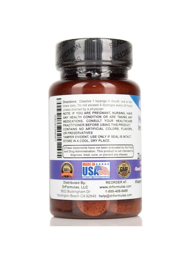 DrFormulas Elderberry, Zinc, Vitamin C Lozenges with Echinacea and Nexabiotic Probiotics, 30 Count (not Gummies or Syrup) - Image 3