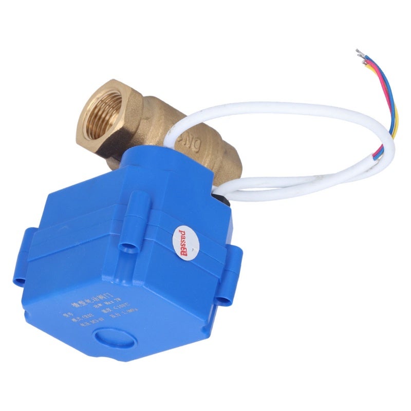 Electric Ball Valve: DC Voltage Miniature Valve - IP67 Protection Power Saving Automatic Control With 3-Wire 2-Point Mode, Quick 3 To 5 Second Operation, For Water Treatment Projects - Image 1