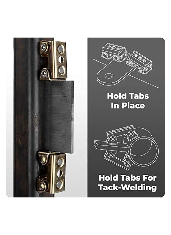 PROMASS Magnetic V-Pads Kit, Magnets On Both Pad Face & Bottom, 4 Piece Kit (Xdv4: 2 Pcs. 2", Pull Force 12 Lbs) (Xfv4: 2 Pcs. 2.2", Pull Force 18 Lbs), Mvdf44  - Image 2
