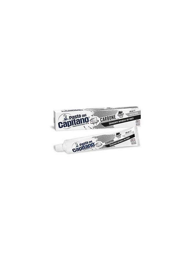 Pasta del Capitano Carbone Whitening Black Toothpaste 100ml 3.38fl.oz - Image 2