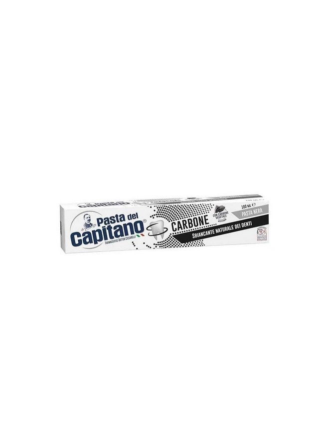 Pasta del Capitano Carbone Whitening Black Toothpaste 100ml 3.38fl.oz - Image 4