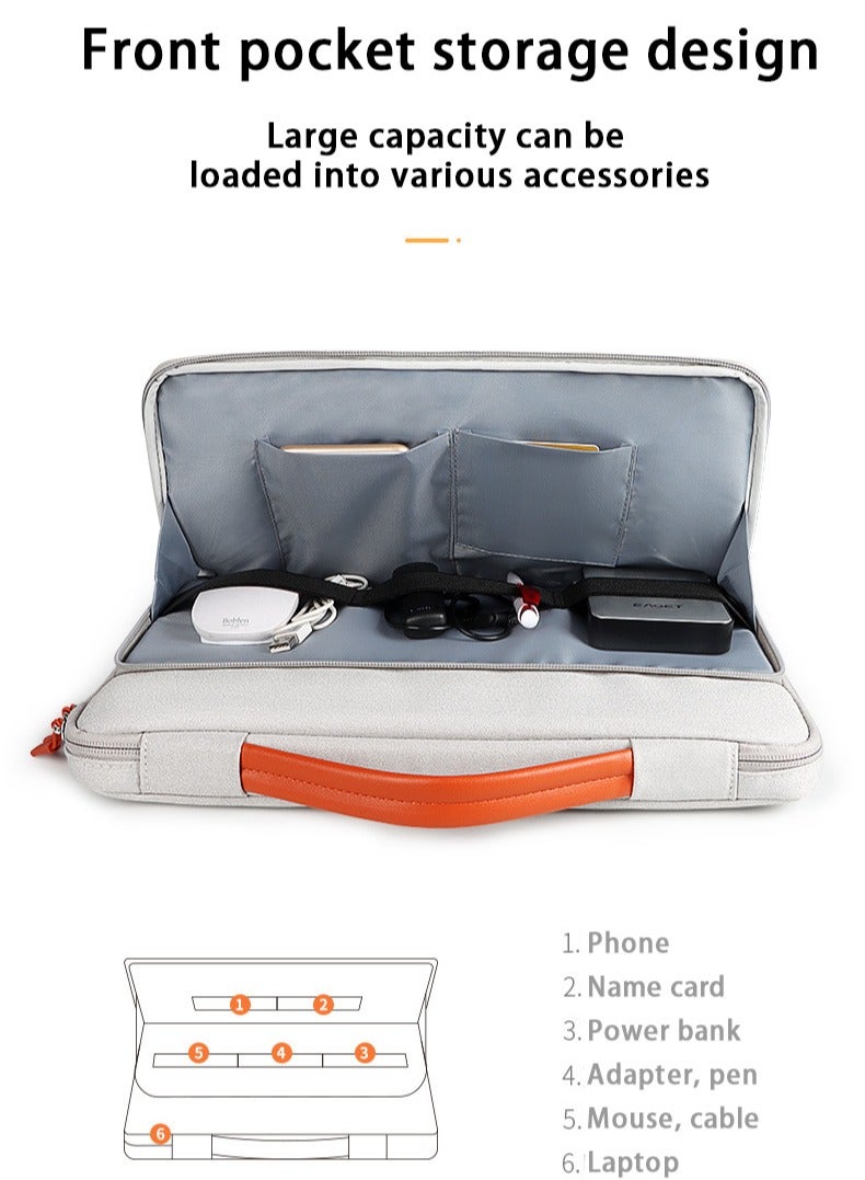 Skycare Laptop Sleeve Bag 14/16 inch for Laptop/ Notebook/Tablet Compatible with  MacBook Air/Pro, Dell, HP, Acer, Asus, Lenovo, Water Resistant with Top Handle - Image 2