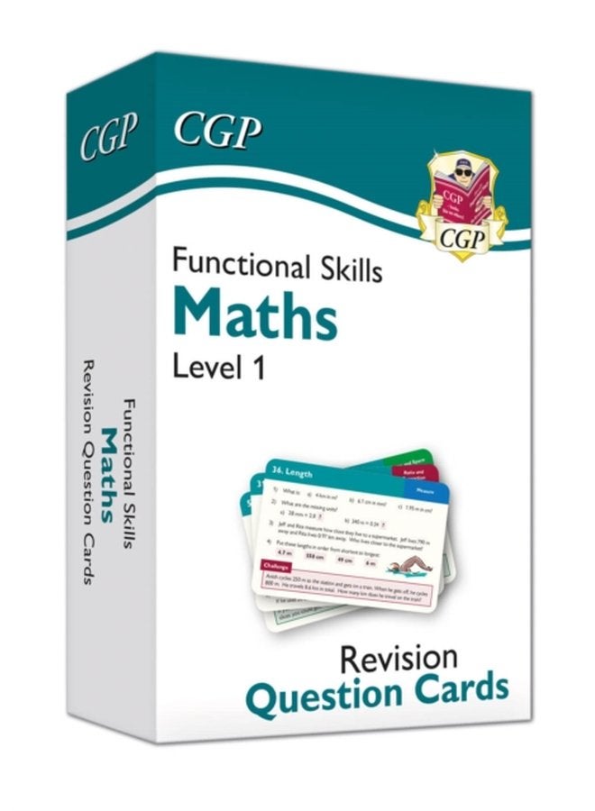 Functional Skills Maths Revision Question Cards Level 1 - Hardback