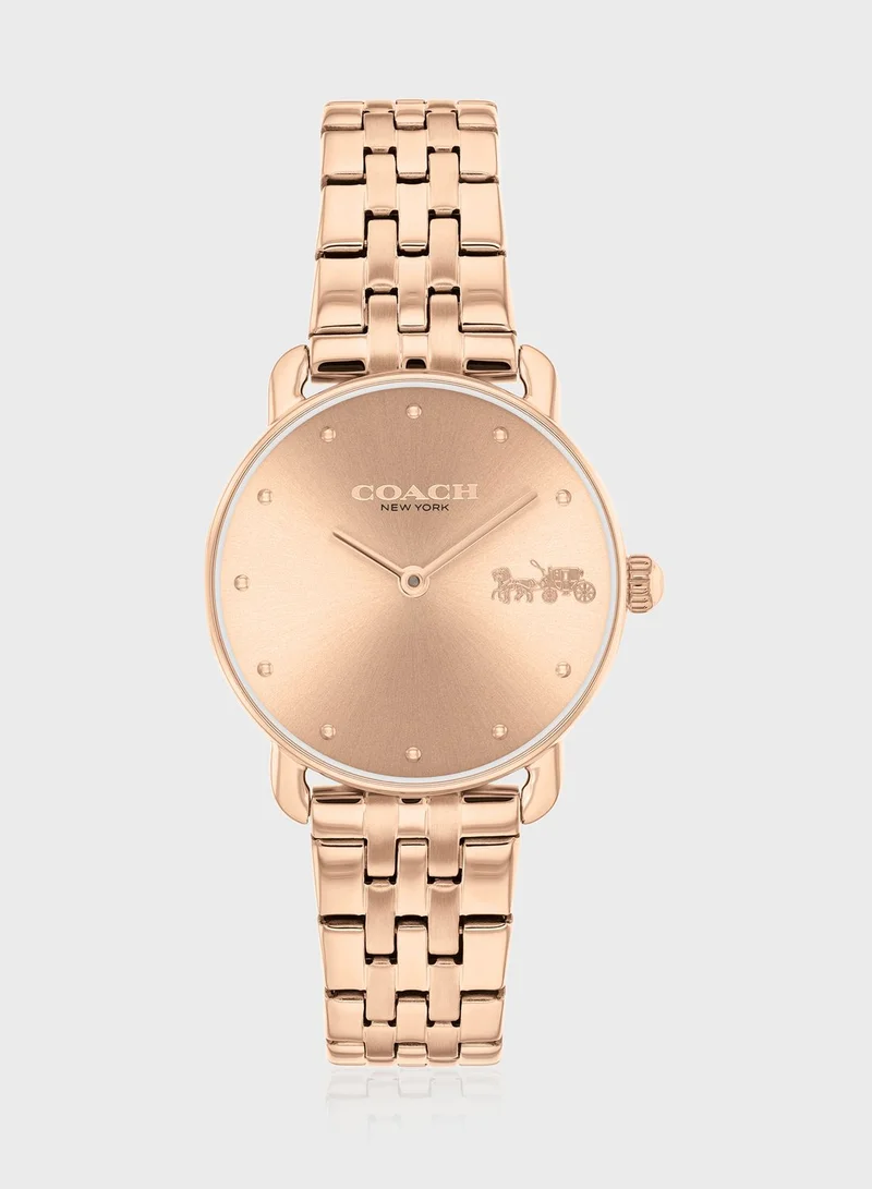 COACH Steel Strap Analog Watch