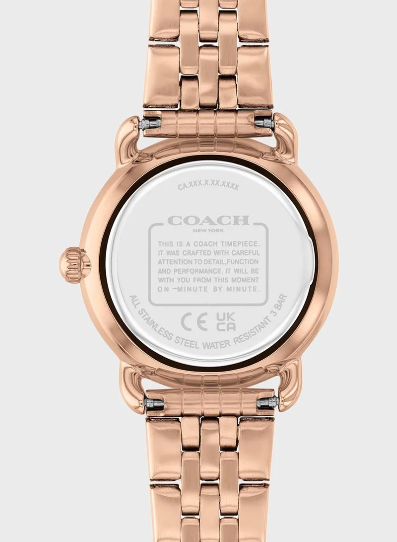 COACH Steel Strap Analog Watch