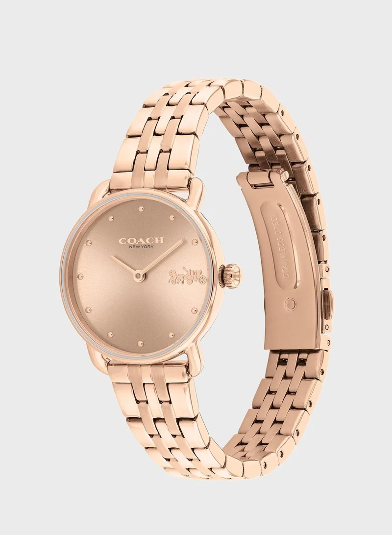 COACH Steel Strap Analog Watch
