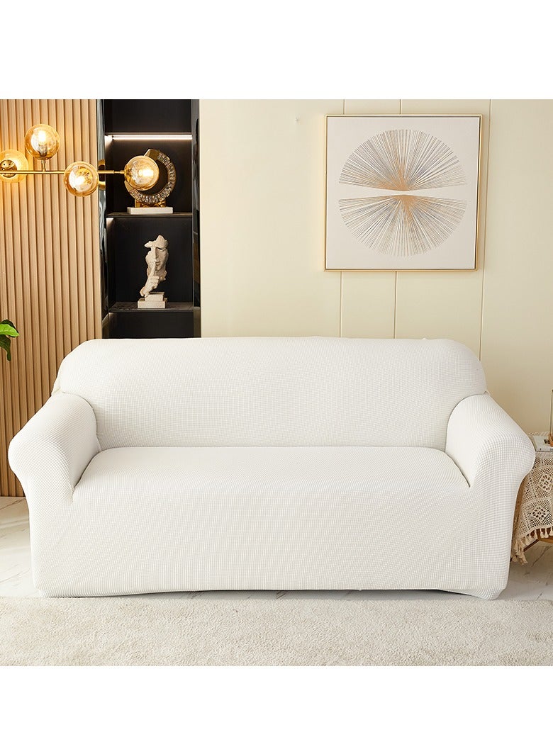 DUNISO غطاء أريكة مقعدين، غطاء أريكة مرن بالكامل بوزن عالي مع قماش حرير الذرة، غطاء واقي للأريكة، غطاء مضاد للانزلاق، واقي للأثاث، مناسب لمختلف الأماكن، للأطفال، الحيوانات الأليفة، للعائلة بأكملها للراحة عليه - Image 1