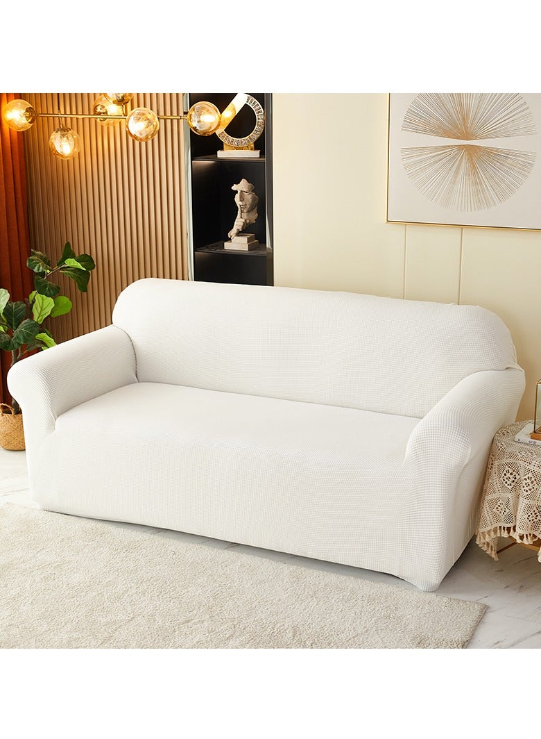 DUNISO غطاء أريكة مقعدين، غطاء أريكة مرن بالكامل بوزن عالي مع قماش حرير الذرة، غطاء واقي للأريكة، غطاء مضاد للانزلاق، واقي للأثاث، مناسب لمختلف الأماكن، للأطفال، الحيوانات الأليفة، للعائلة بأكملها للراحة عليه - Image 2