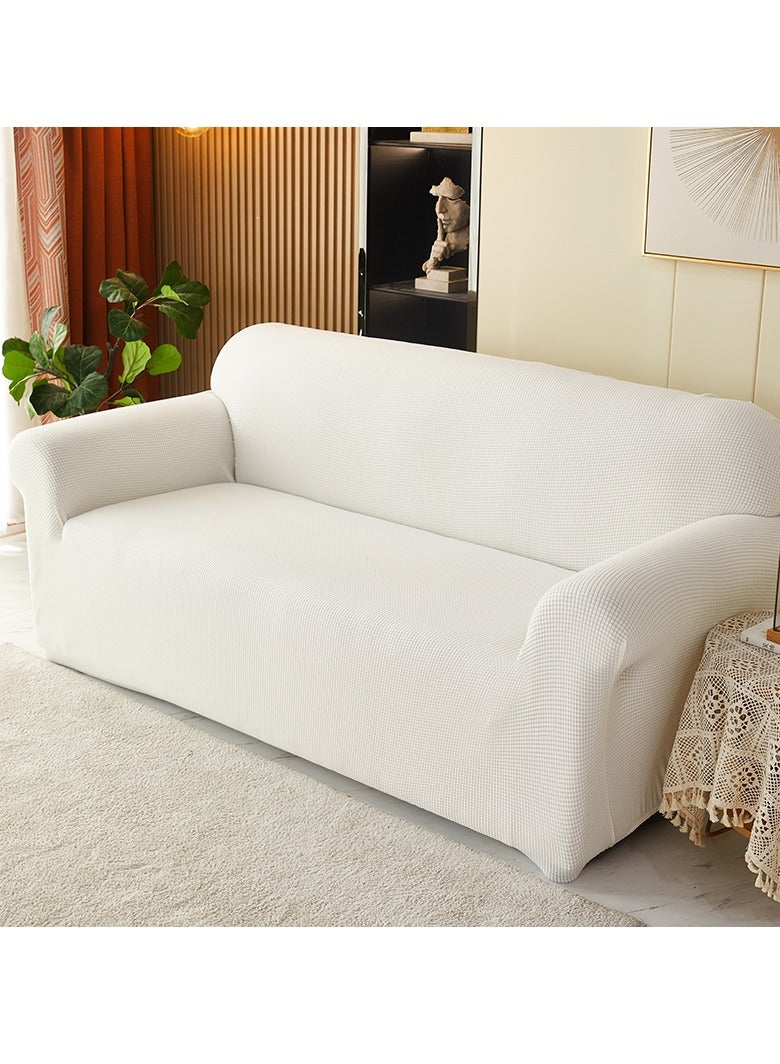 DUNISO غطاء أريكة مقعدين، غطاء أريكة مرن بالكامل بوزن عالي مع قماش حرير الذرة، غطاء واقي للأريكة، غطاء مضاد للانزلاق، واقي للأثاث، مناسب لمختلف الأماكن، للأطفال، الحيوانات الأليفة، للعائلة بأكملها للراحة عليه - Image 3