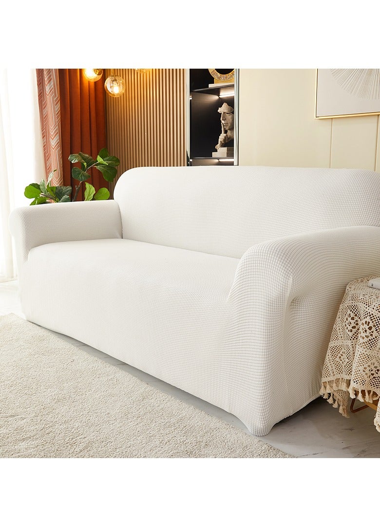 DUNISO غطاء أريكة مقعدين، غطاء أريكة مرن بالكامل بوزن عالي مع قماش حرير الذرة، غطاء واقي للأريكة، غطاء مضاد للانزلاق، واقي للأثاث، مناسب لمختلف الأماكن، للأطفال، الحيوانات الأليفة، للعائلة بأكملها للراحة عليه - Image 4