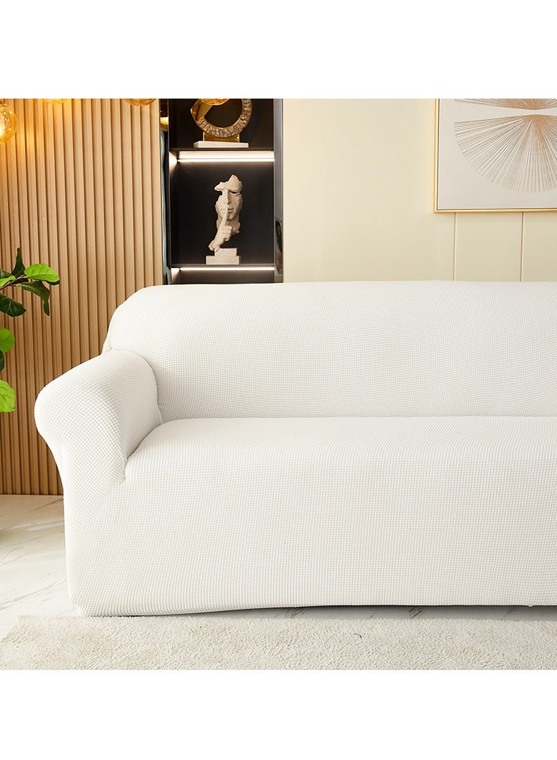 DUNISO غطاء أريكة مقعدين، غطاء أريكة مرن بالكامل بوزن عالي مع قماش حرير الذرة، غطاء واقي للأريكة، غطاء مضاد للانزلاق، واقي للأثاث، مناسب لمختلف الأماكن، للأطفال، الحيوانات الأليفة، للعائلة بأكملها للراحة عليه - Image 5