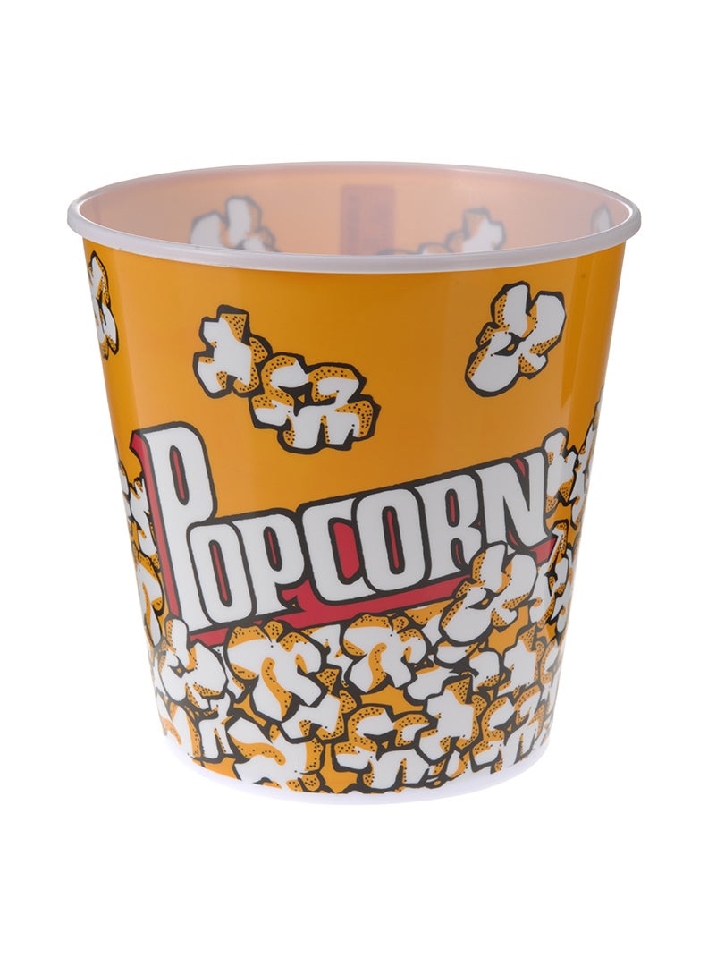 Koopman دلو فشار قابلة لإعادة الاستخدام سعة 2.8 لتر 18 × 17.5 سم بولي بروبيلين أصفر - Image 1