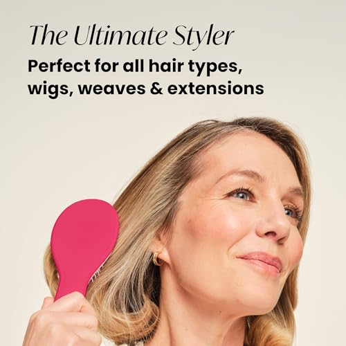 Tangle Teezer The Ultimate Styler Hair Styling Brush for Dry Styling, Maintains, Blends & Adds Volume, Texture & Shine, Sweet Pink - Image 3