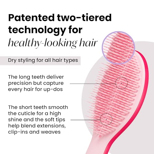 Tangle Teezer The Ultimate Styler Hair Styling Brush for Dry Styling, Maintains, Blends & Adds Volume, Texture & Shine, Sweet Pink - Image 2