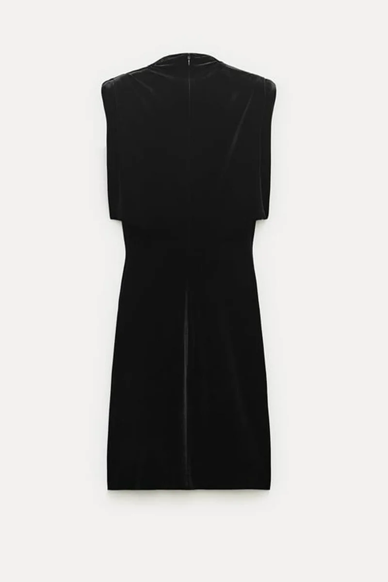 Tena Velvet Sleeveless Dress