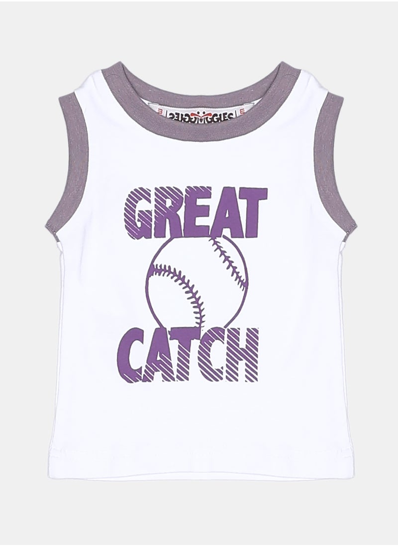 giggles - TANK TOP white Baby Boys - Image 1