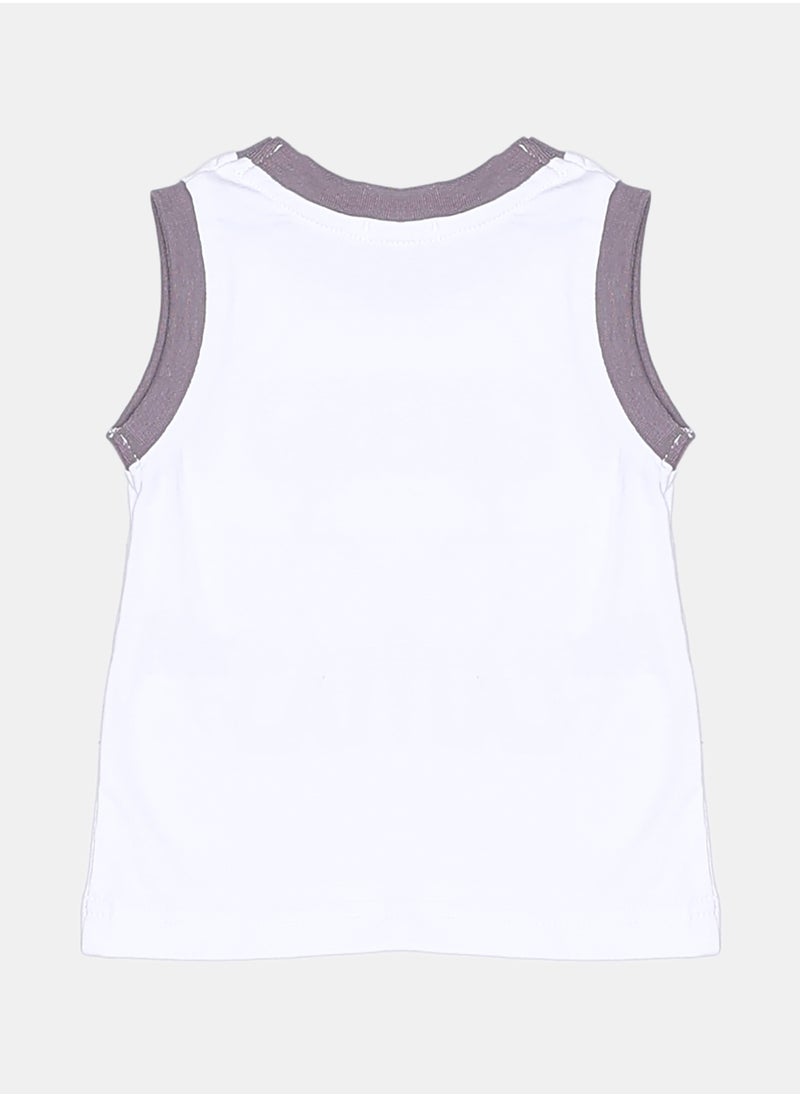 giggles - TANK TOP white Baby Boys - Image 1