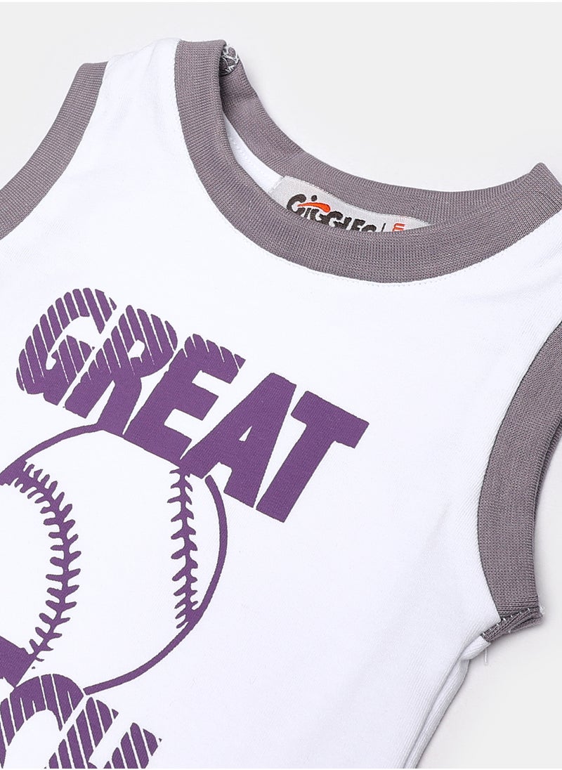giggles - TANK TOP white Baby Boys - Image 1