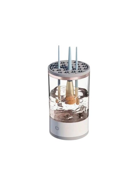 USB Electric Makeup Brush Cleaner Machine, Automatic Vibrating Deep Cleaning Spinner Machine For All Size Beauty Makeup Brush, Quick Drying Tools
