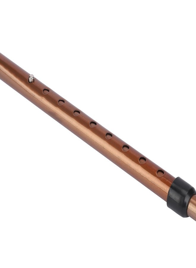 عصا مشي أنيقة وعالية الجودة من دكتور تورسو، قابلة لتعديل الارتفاع، مصنوعة من الفولاذ، مناسبة للرجال والنساء والمرضى وكبار السن (نحاسي). - Image 2