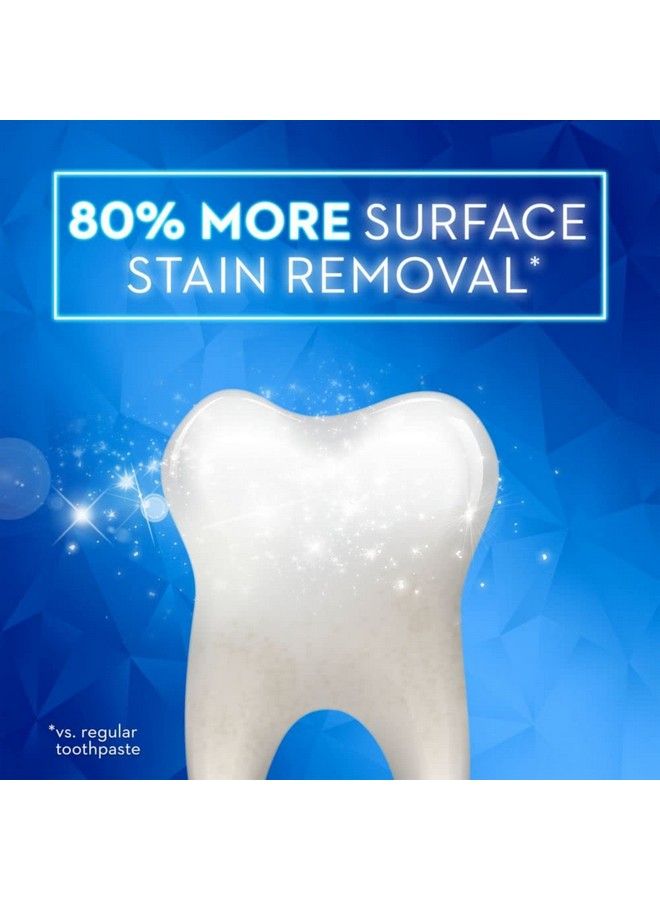 Crest معجون أسنان 3D White Stain Eraser لتبييض الأسنان بنكهة النعناع المنعش 3.1 أونصة عبوة من قطعتين - Image 3