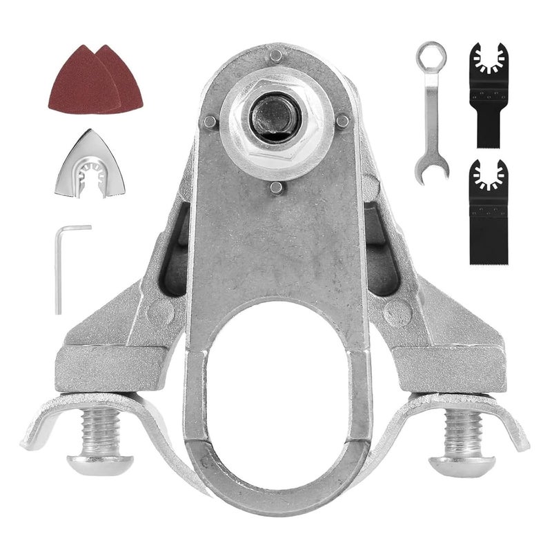 Silver Angle Grinder Adapter M10 Universal Head For 100 115 125mm Polishing Oscillating Tools - Image 2