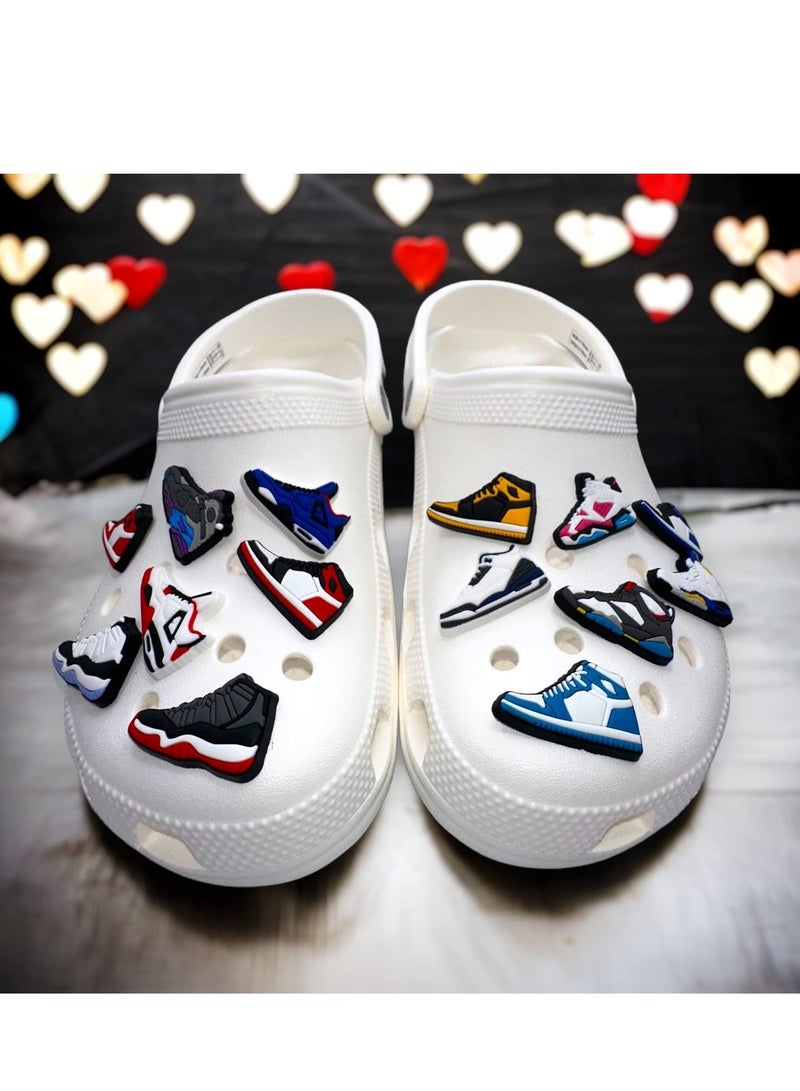 Basketball Shoe Charms Set - 20 Pieces Jibbitz for Crocs, Women, Girls, Men - Mini Basketball Party Favors Wristband Accessory - Image 5