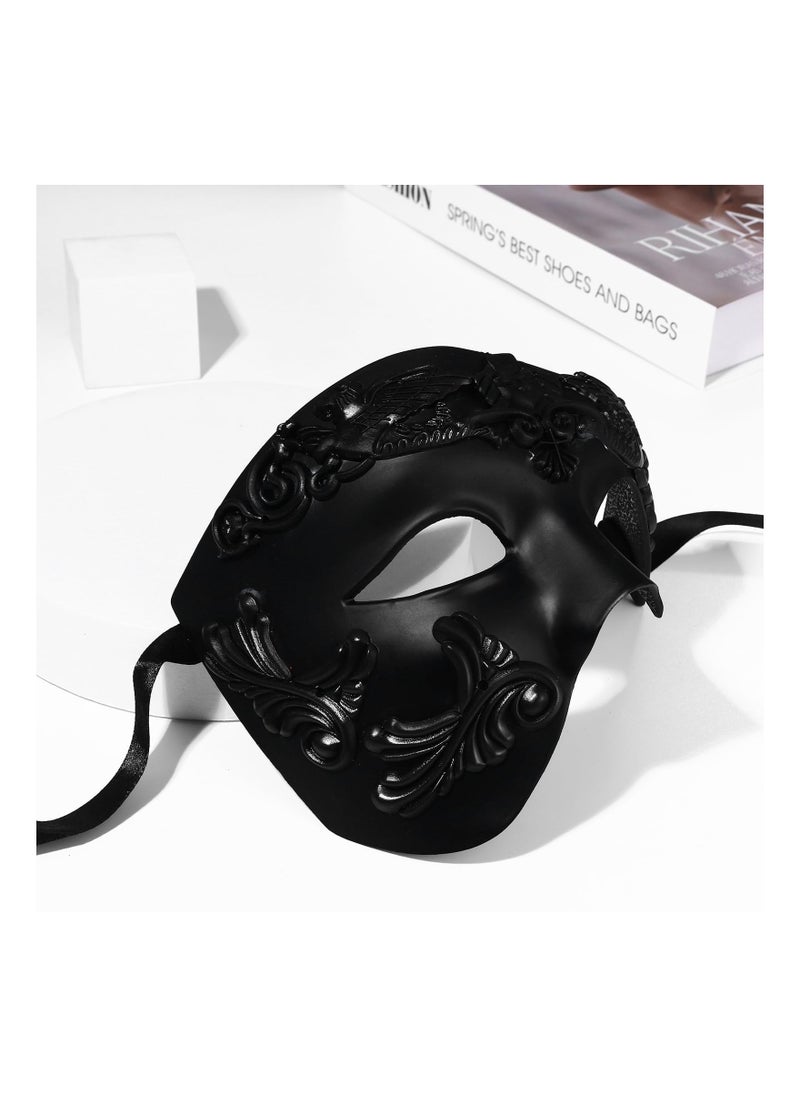 Generic Classic Vintage Venetian Masquerade Mask for Men - Lightweight Costume Accessory for Theme Parties, , Mardi Gras, Superhero Events  - Image 5