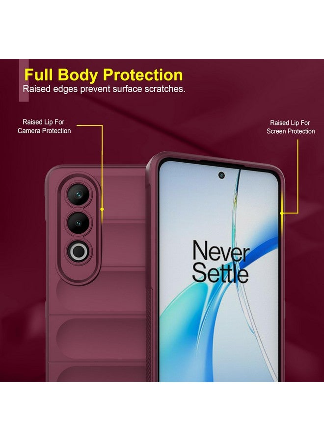 Zapcase Back Case Cover for Oneplus Nord Ce 4 5G | Compatible for Oneplus Nord Ce 4 5G Back Cover | Liquid Silicon Magic Case with Camera Protection | Plum - Image 3