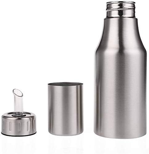 Gladnes 1000ml stainless steel Oil Dispenser Bottle Oil Pourer Dispensing Bottles Stainless Steel Olive Oil Dispenser Leakproof Kitchen Oil Vinegar Cruet - Image 5