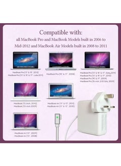Neutral Compatible with MacBook Pro Charger 85W Replacement for L-Tip Models A1286 A1260 A1297 A1261 A1229 A1278 and All 45W 60W Mac 2009 2010 2011 Mid 2012  - Image 3