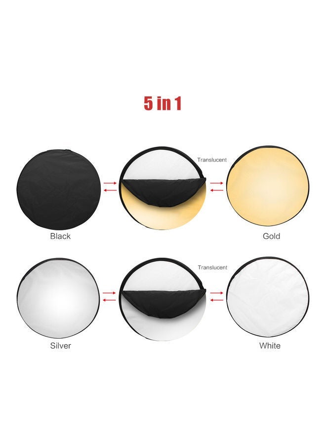 NIBEMINENT 5 In 1 Photography Light Reflector Multicolour  - Image 3