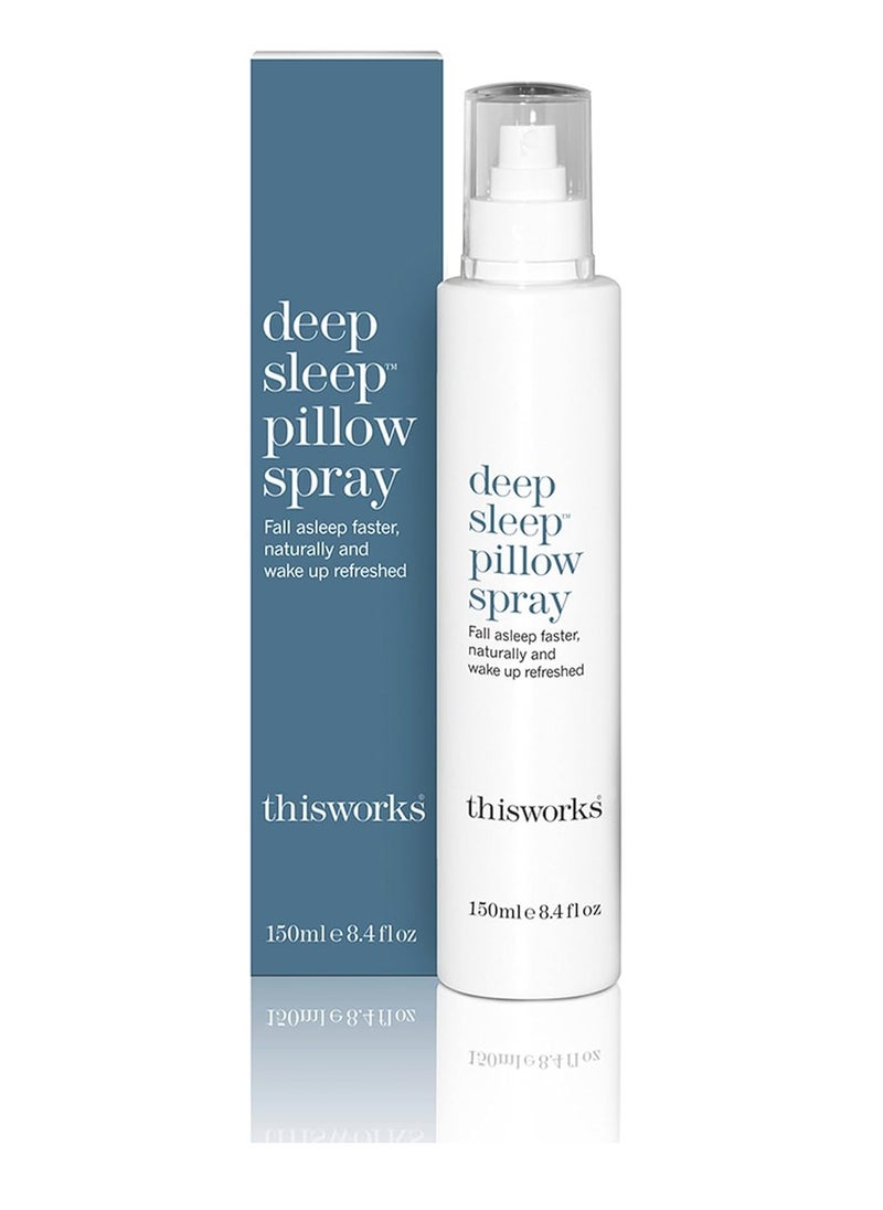 ThisWorks - thisworks Deep Sleep Pillow Spray, 250 ml - Natural Sleep Aid with Essential Oils of Lavender, Vetivert and Camomile, 8.4 Fl Oz - Image 1