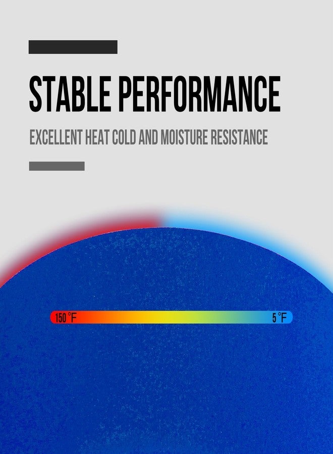 Lichamp شريط لاصق أزرق من Lichamp، مقاس 3/4 بوصة، عبوة من 4 قطع، شريط لاصق أزرق مقاس 3/4 بوصة × 55 ياردة × 4 لفات (إجمالي 220 ياردة) - Image 3