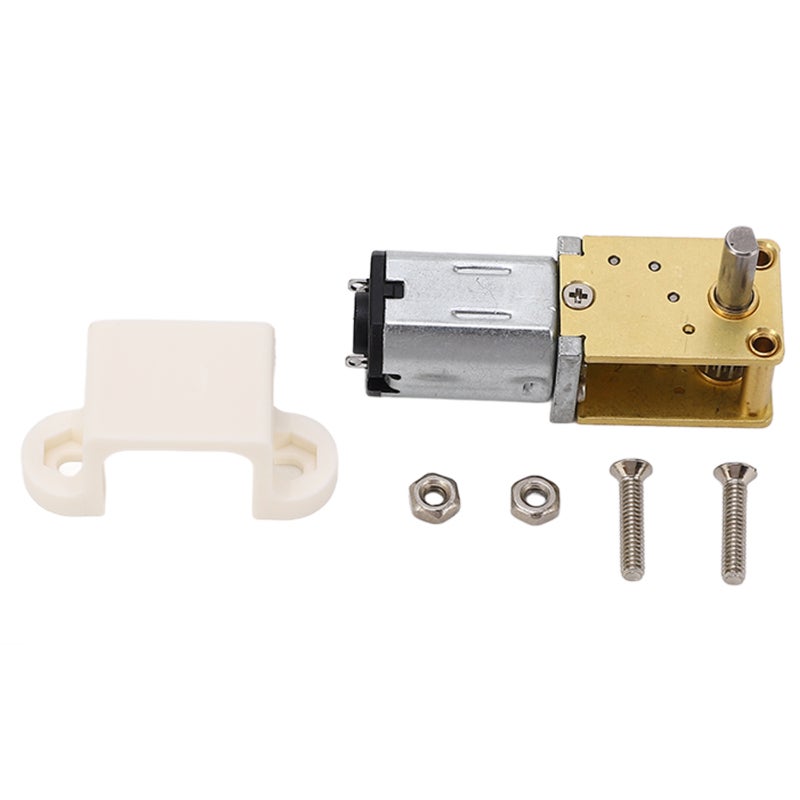 Turbo Worm Geared Motor: 3-Layer High Density Molecular Paint Coating - All Metal Gear Brushed Dc Motor for Intelligent Automobile, Robot, Smart Appliance - Image 1
