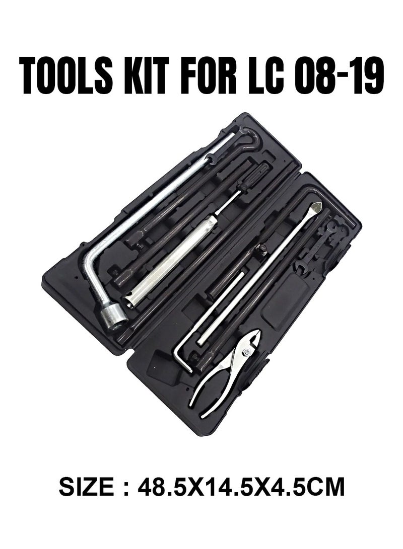 إم تولز طقم رافعة السيارة ومفتاح ربط العجلة من MTOOLS Land Cruiser - مجموعة أدوات شاملة لـ LC 08-19 - Image 1