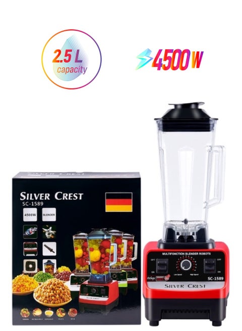 2.5L 4500W BPA Free Heavy Duty Blender Mixer Electric High Speed Juicer Food Processor Ice Smoothies Crusher Blander