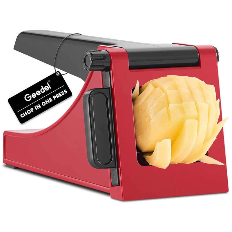 Geedel French Fry Cutter, Geedel Professional Potato Cutter for French Fries, Potato Slicer French Fry Maker for Carrot, Cucumber, Onion, Zucchini and more  - Image 1